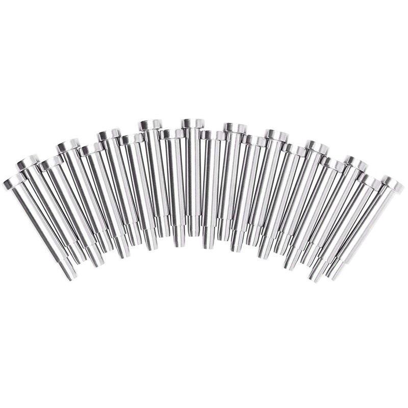 20 Pack Stainless Steel Invisible Receiver and Swage Stud End for 3/16 Inch Cable Railing, Deck Stair Threaded End Fitting for W