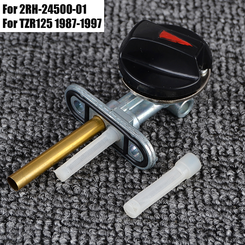 Para Yamaha TZR125 1987-1997 2RH-24500-01 TZR 125 interruptor de válvula de grifo de Gas de llave de purga de combustible
