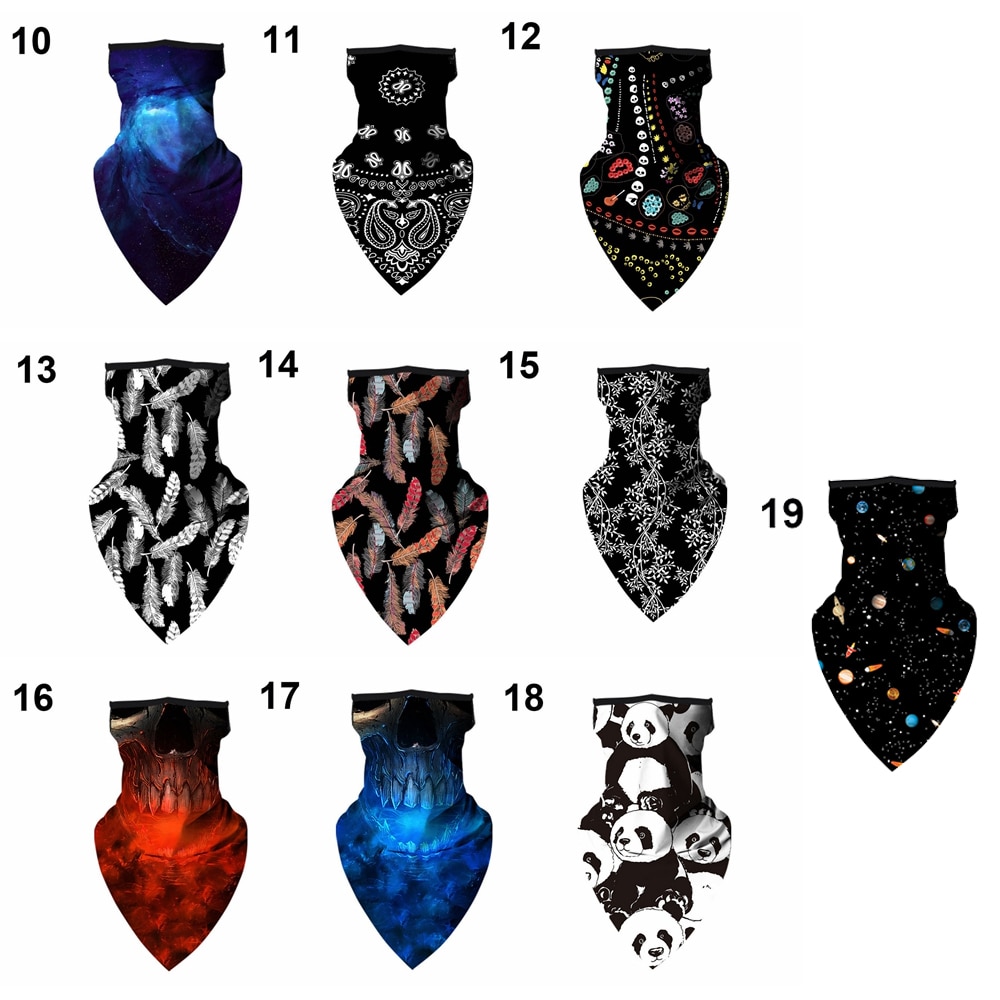 Summer Bandana Face Tube Neck Multi-function FACE Neck Gaiter Balaclava Gaiter Headband Scarf Headwear Bandana Cap Cycling