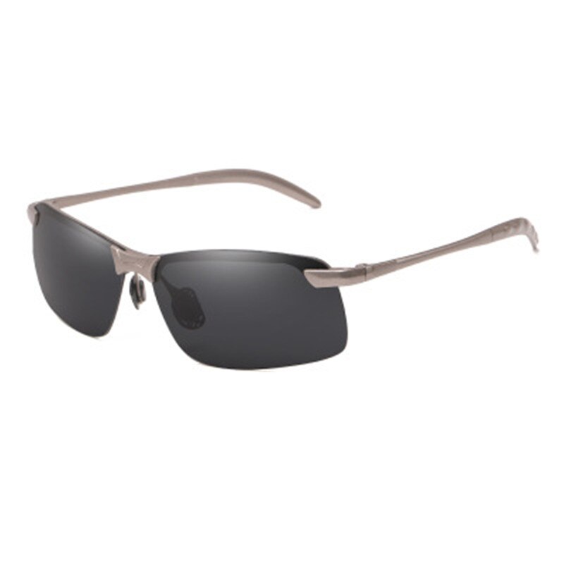 Men Polarized Driving Photochromic Sunglasses Chameleon Glasses Male Change Color Sun Glasses Day Night Vision Driver's Eyewear: GUN FRAME GRAY SHEET / UV400