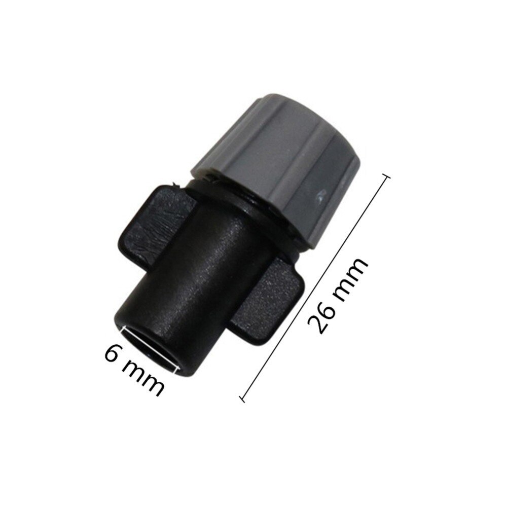 Gray Multi-nozzle Sprayer Greenhouse Micro irrigation Water spray sprinkler with 1/2" Male Thread Industrial Cooling 1 Pcs