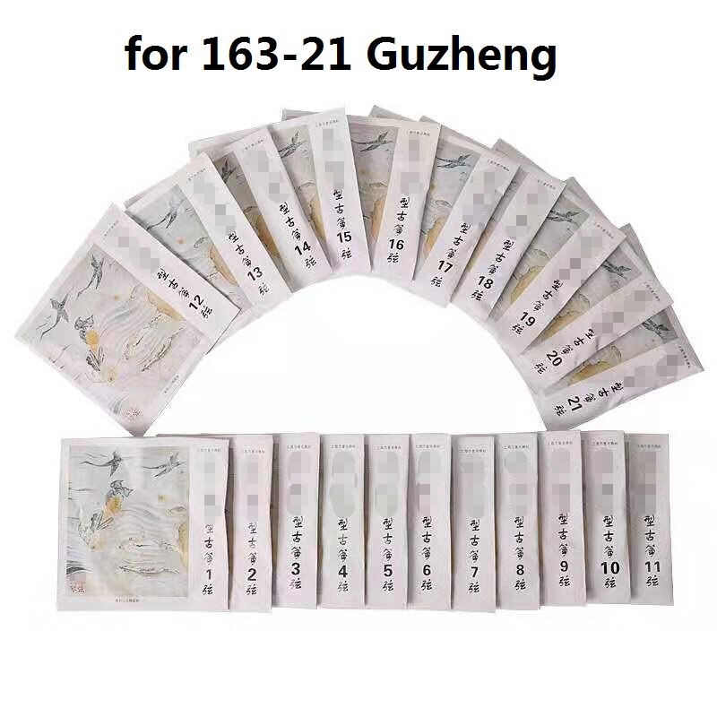 1 - 21 Citer Snaren Volledige Set 21 Stuks Guzheng Snaren Chinese Muziekinstrumenten Accessoires