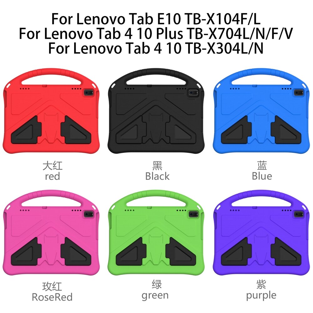 Étui pour Lenovo Tab E10 TB-X104F/L, tablettes EVA pour enfants, 4 10 TB-X304L/N Tab 4 10 Plus TB-X704L/N/F/V # S