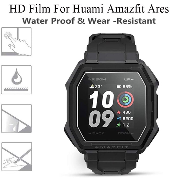 Ultra-Delgado Protector de pantalla HD Film(3PC) para Huami Amazfit Ares smart watch película protectora para Huami Amazfit Ares
