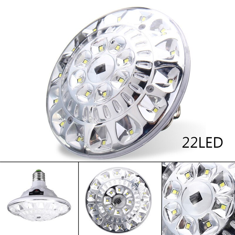 1/2Piece Solar Power LED Lantern with Solar Panel & Remote Control 22LED Tent Camping Bulb for Hiking Fishing Emergency Lights