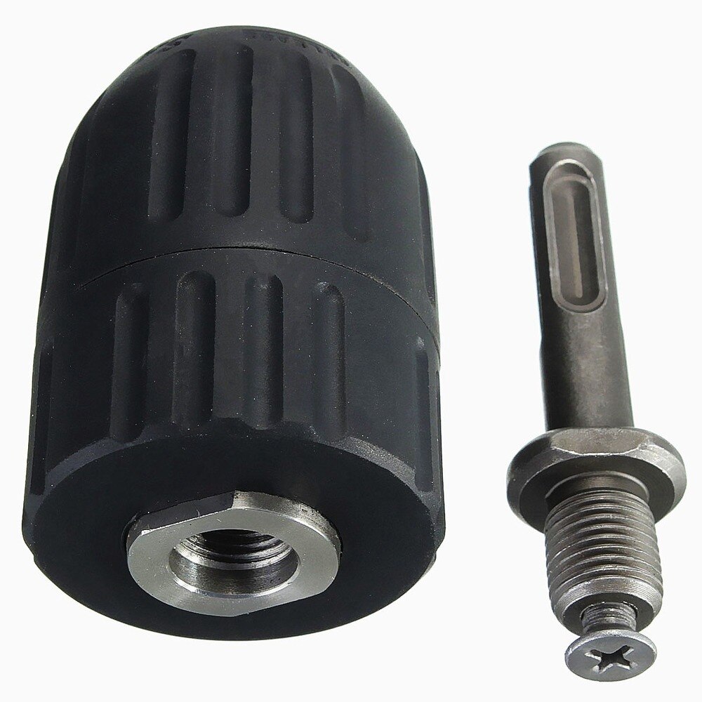 13MM HSS Keyless Drill Chuck Adaptor Hardware Tool Part For Impact Drill