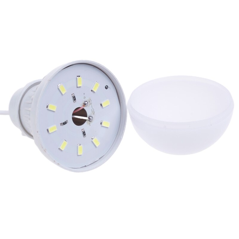 3V-7V LED Lamp Portable Led Bulb 5W Outdoor Camp Tent Night Fishing Hanging Light Clip USB Camping Light with Switch