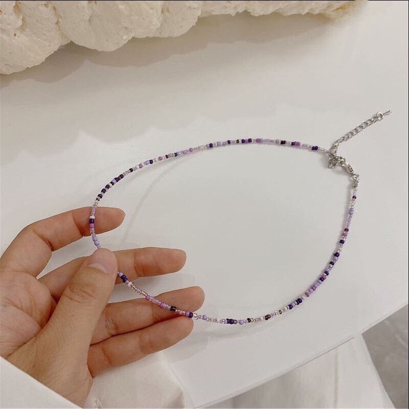 Donarsei zdobione paciorkami w stylu Boho Red Cherry naszyjnik dla kobiet śliczne Handmade owoce małe koraliki Chokers naszyjniki biżuteria Boho: style 3-1