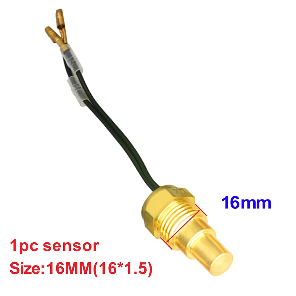 Water Temperature Sensor 50K Head Plug 10MM 12MM 14MM 16MM 17MM 21MM ...