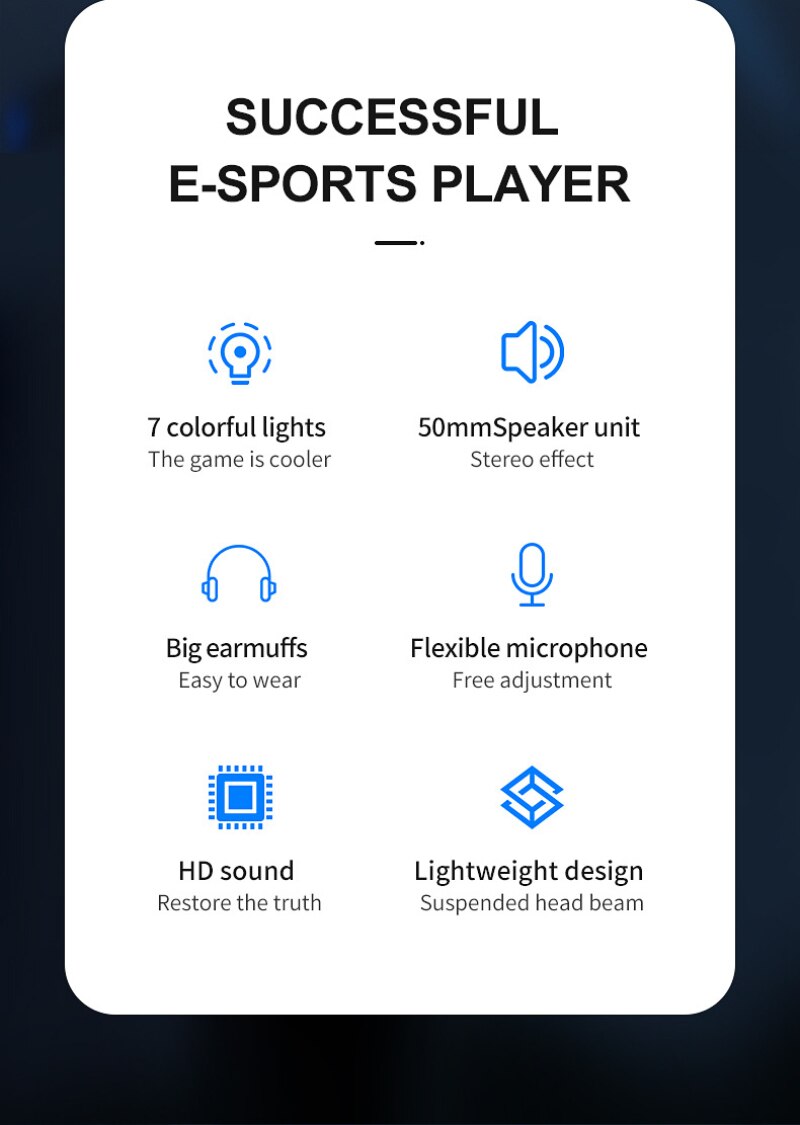 Gaming-headset mit surround-sound, stereo-kabel, usb-mikrofon, pc-laptop-gaming-headset für usb-anschluss und 3.5mm- port-kabel