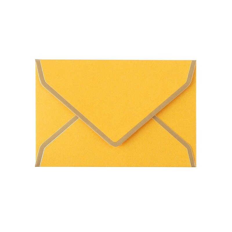 20 pcs/lot Mini envelope gilded edge Paper Envelopes cute Envelope For Card Scrapbooking: MINIJinHuang