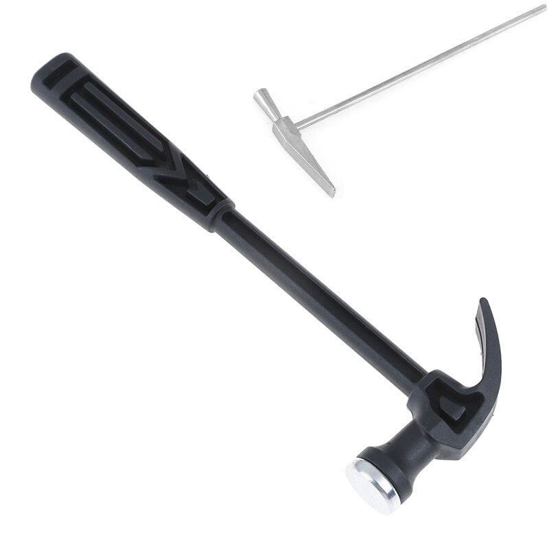 Martillo de hierro pequeño con mango para carpintería, perforador de clavos, reparación de reloj, Mini herramienta de mano, Escape de seguridad de emergencia