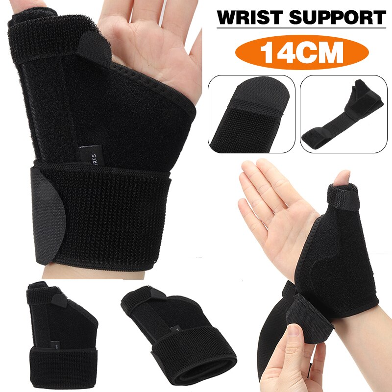 Elastic Thumb Protector Sports Brace Hand Wrist Care Support Splint Guard Basketball Sprain Fixed Thumb Stabilizer
