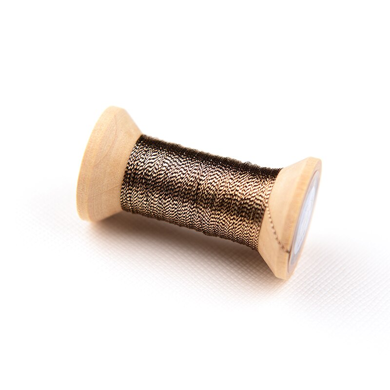 Light brown series of Gold thread/French embroidery thread/embroidery spool/colorful gold embroidery thread /50 meters/roll: 4