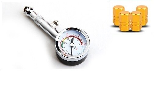 mini tire pressure gauge tyre pressure monitor with tire exhaustion outgassing valve
