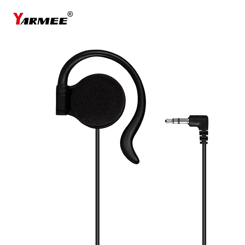 YARMEE Professionelle Kopfhörer 3,5mm Stecker Jack Verdrahtete Einzel Kopfhörer Ohr Hängen Geeignet Überwachung Radio Tour Guide System