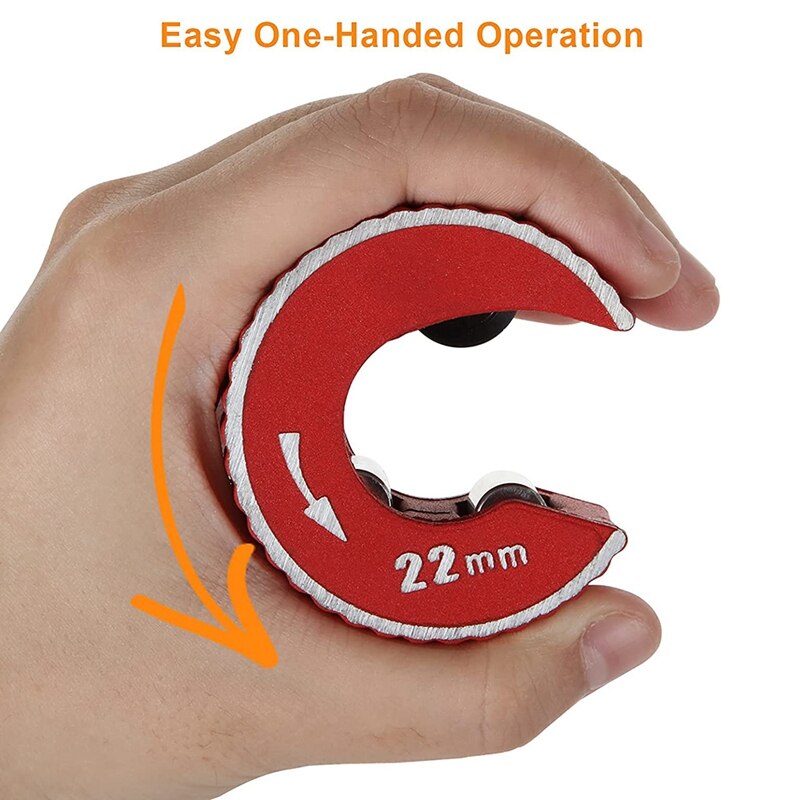 2 Stuks 15Mm &amp; 22Mm Koperen Buis Snijder Mini Auto Pijp Slice Tool Zinklegering Tube Cutter Voor snijden Koper Aluminium Buizen