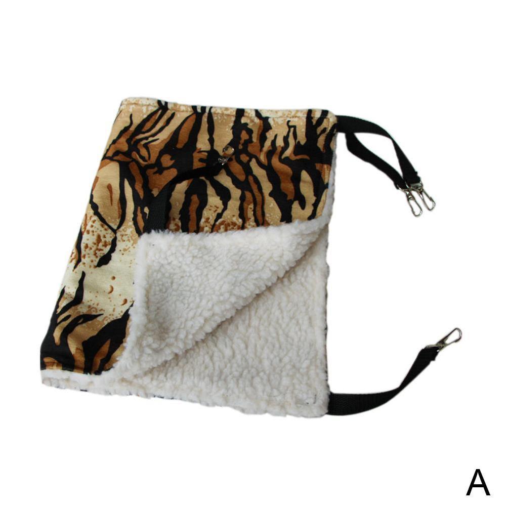 Gato hamaca de mascota suministros saco de dormir de gato transpirable jaula de doble cara disponibles manta de cama para gatos: A Tiger stripe