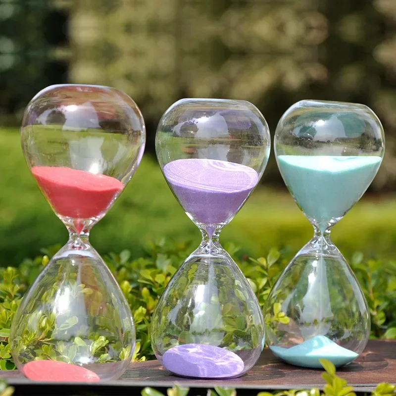 5/15/30/60 Minuten Stundenglas Sanduhr Timer Sanduhr Haushaltsgegenstände Sanduhr Sanduhr Große Home Office Dekor Dusche