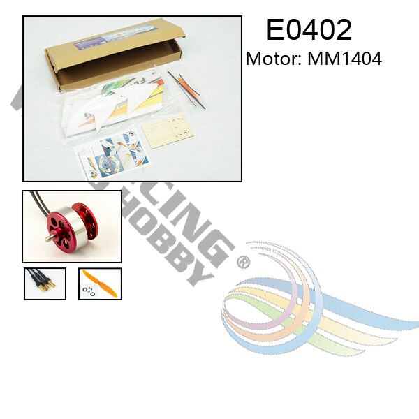 Modelo de avión EPP de arcoíris, ala voladora de 600mm, Wingspan ZAGI RC, plano EPP splancing Delta Wing, de: E0402