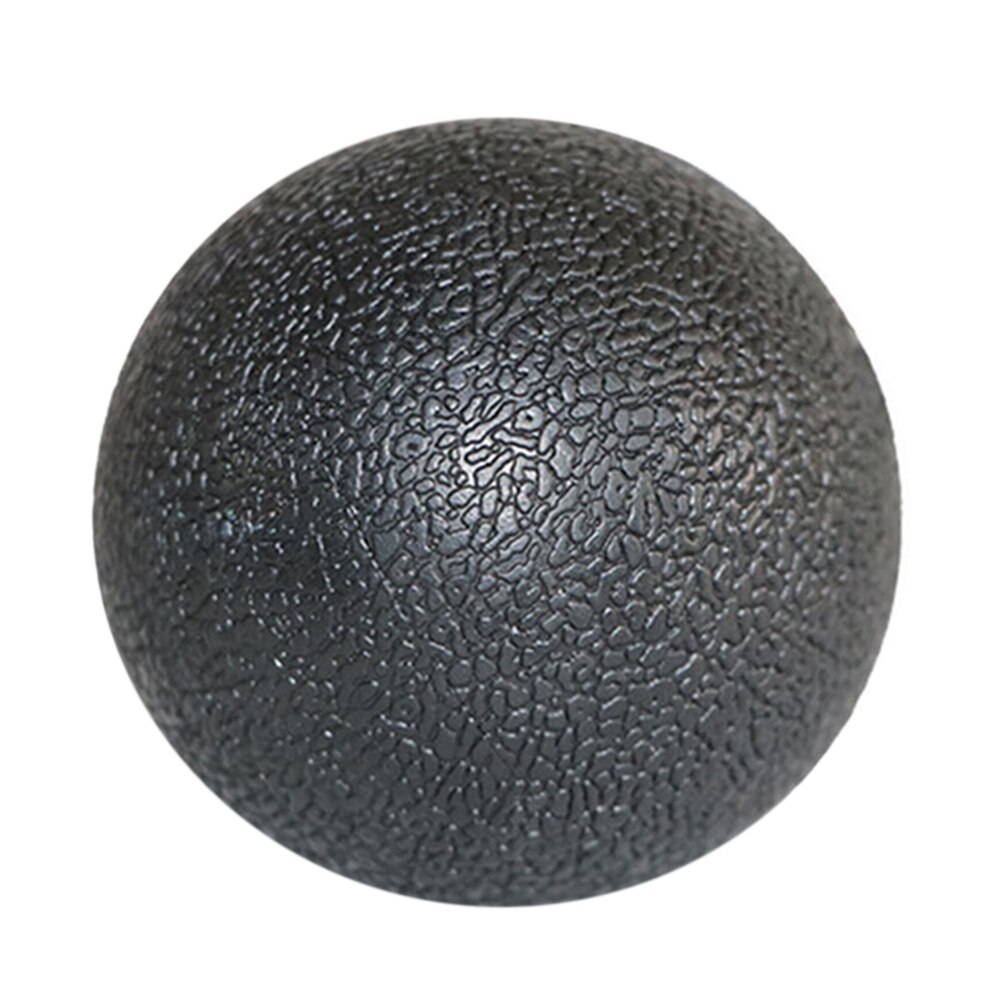 1pc lacrosse massageboll för myofascial release fitnessterapi gym relax träningshockeyboll för yoga: Svart