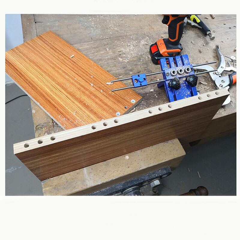 Woodworking tool,DIY Woodworking Joinery High Precision Dowel Jigs Kit,3 in 1 Drilling locator,08450A drilling guide kit