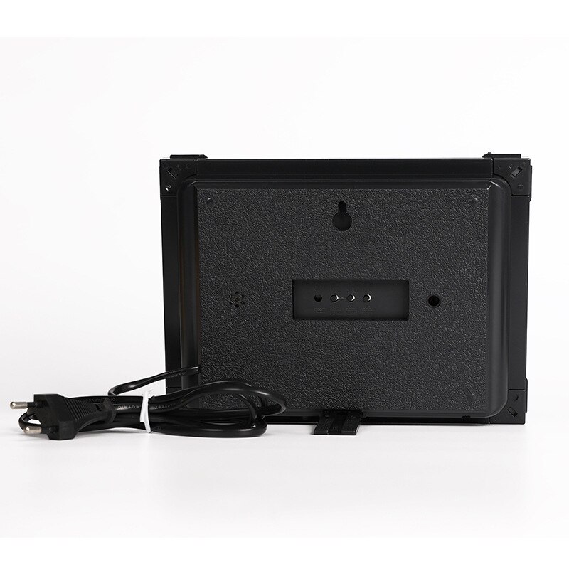 Hongchuang English electronic calendar led Wall Clock 10 inch digital clock music alarm