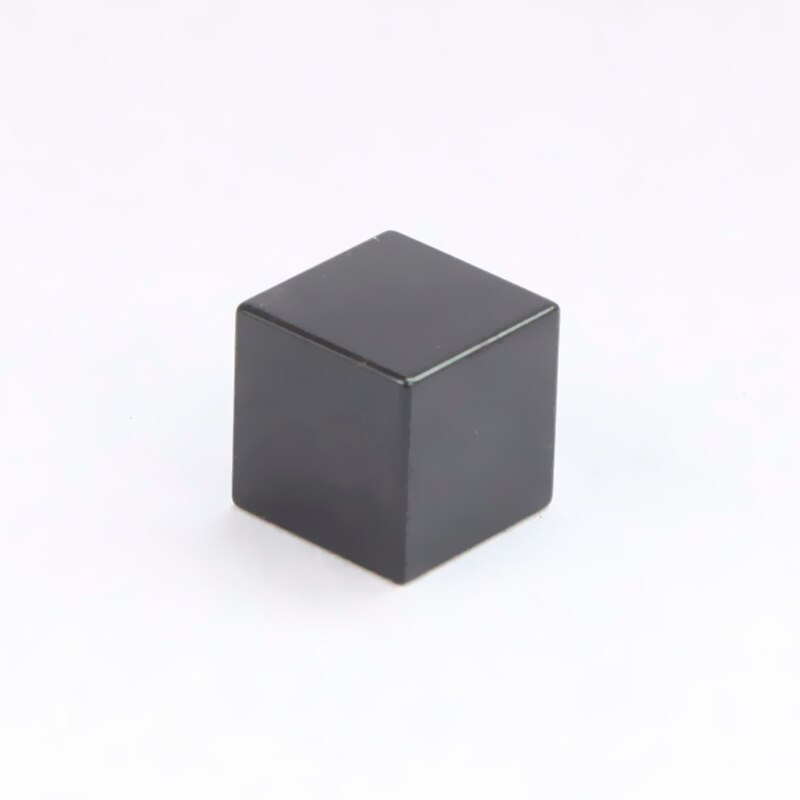 15mm cubo negro de cristal de Color de prisma ornamentos para foto de Día de San Valentín navidad de la novia de vidrio óptico