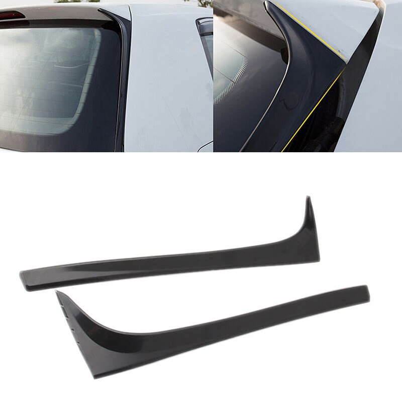 Zwart Achterruit Side Spoiler Wing Voor Golf 7 MK7 Gtd R Auto-Styling Auto Achter venster Spiegel Staart Accessoires