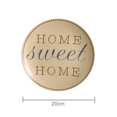 OUSSIRRO Wall Decorations Ceramic Wall Plate Ceramic butterfly Restaurant Cafe Bar Wall Decoration L2118: C