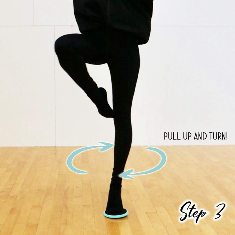 Ballet Turning Disc Portable Turning Board for Dancers Ballet Gymnastics Equipment Dance Accessory