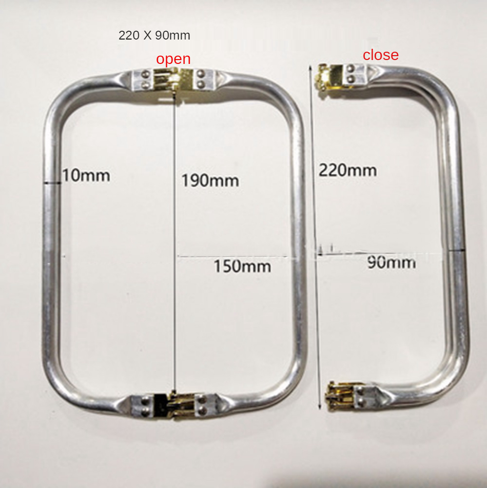 Bag Frame For Wallet Doctor Purse Frame Metal Aluminum Tube Frame Bag Handle Accessories Clutch Bag Parts