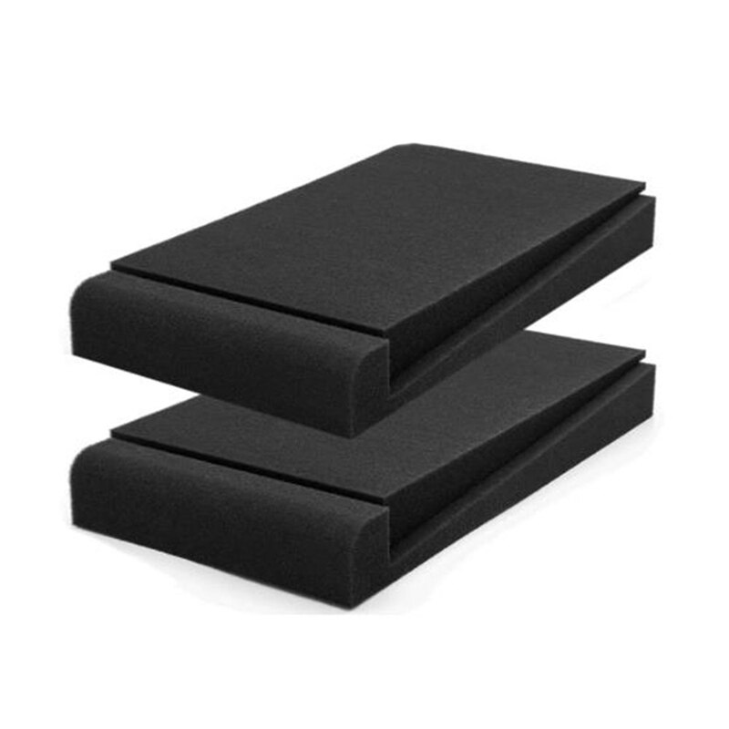 1 set geluidsdichte pads studio monitor isolatie pads hoge dichtheid studio monitor isolatie pads voor 5 inch luidsprekers: Default Title