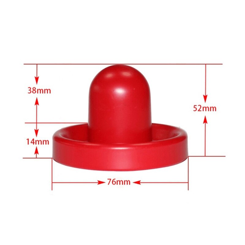 Hot8pcs/set Red Hockey Equipment Tables Table Game Plastic Air Hockey Pushers Puck Game Tables Goalies Accessories