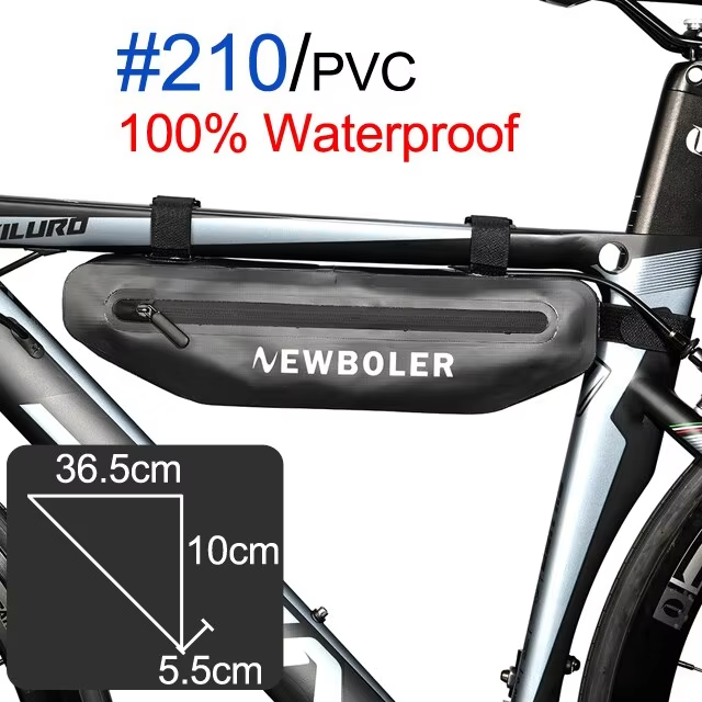 NEWBOLER Bicycle Bags Cycling Top Tube Front Frame Bag Waterproof MTB Road Triangle Pannier Dirtresistant Bike Accessories Bags: Default Title