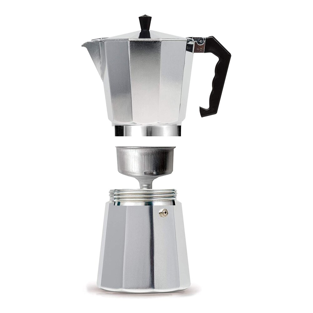 Moka Pot Italiaanse Koffie Machine Espresso Aluminium Geiser Koffiezetapparaat Waterkoker Latte Kachel Klassieke Coffeeware Barista Accessoires