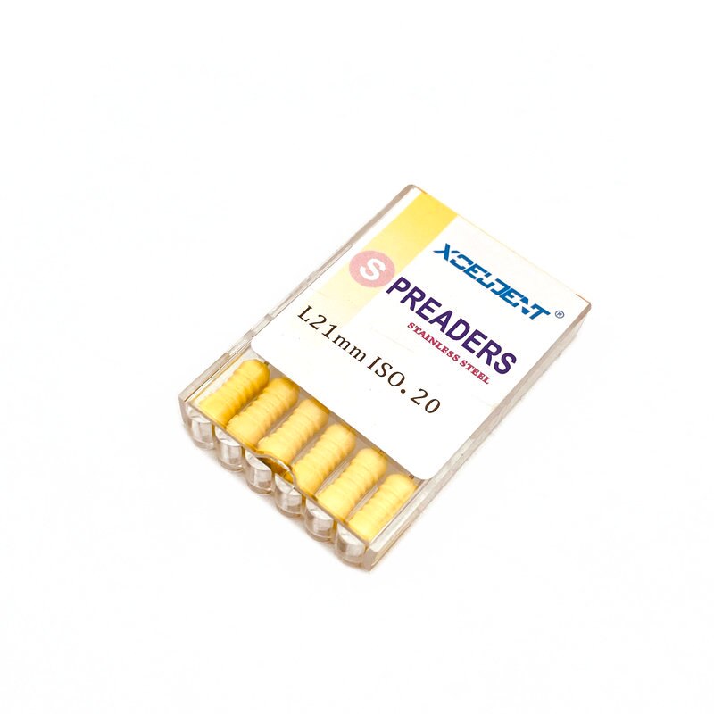 Zahn Edelstahl Treuer Zahn Finger Spreader für Wurzel Reinigung Zahnmedizin S-Datei: 21mm S-Datei  Nein.20