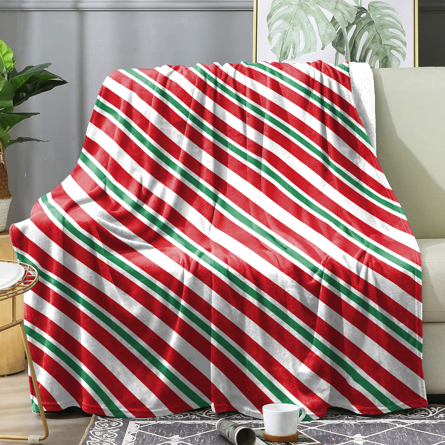 Red Christmas Snowman Winter Blanket Bedspreads Christmas Theme Pattern Flannel Blankets Bedding Cover Knee Blankets Decor Sofa