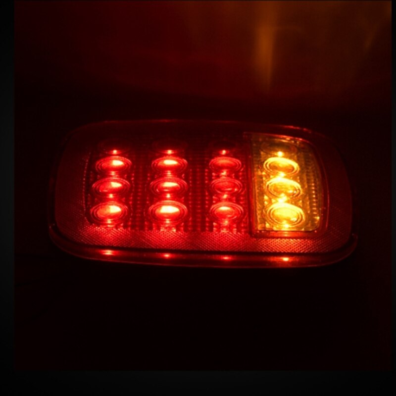 2 Stuks 12V 24V Trailer Achterlicht Led Achterlichten Vrachtwagen Truck Remlicht Van Pickup Tractor Turn signaal Terug Lamp