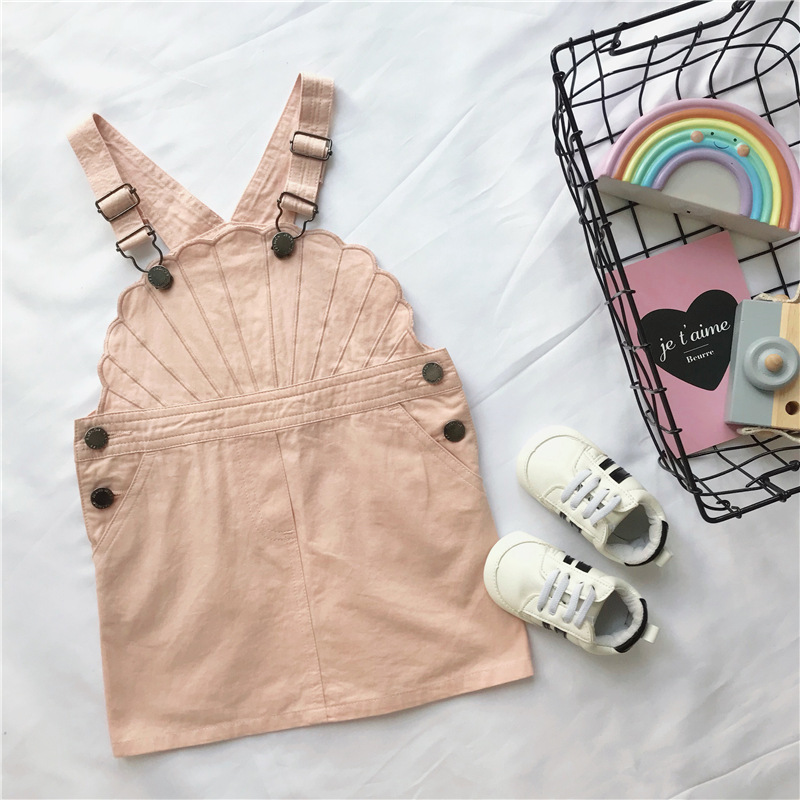 Primavera Otoño, pantalones para niños, monos para bebé, Mono para niña, mono rosa con forma de concha, encantador Mono para niñas, ropa para bebé