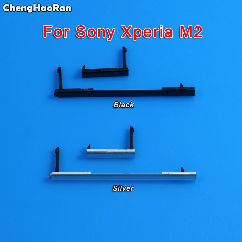 Enchufe del puerto del cargador USB de ChengHaoRan + auricular + cubierta de las tarjetas Micro SD y Sim para Sony Xperia M2 M4 Aqua d2403 D2406 E2303 E2333 E2353
