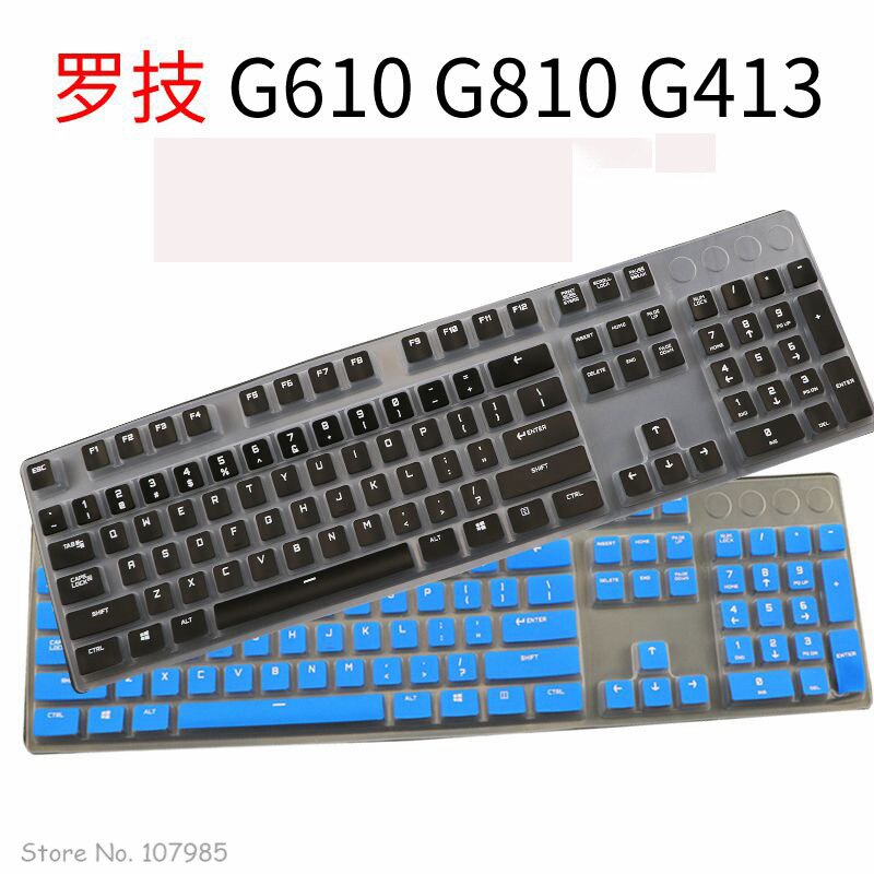 Voor Logitech G610 G810 G512 G613 G213 G413 K840 Backlit Spel Mechanische Toetsenbord Protector Knop Stofkap Huid Beschermende