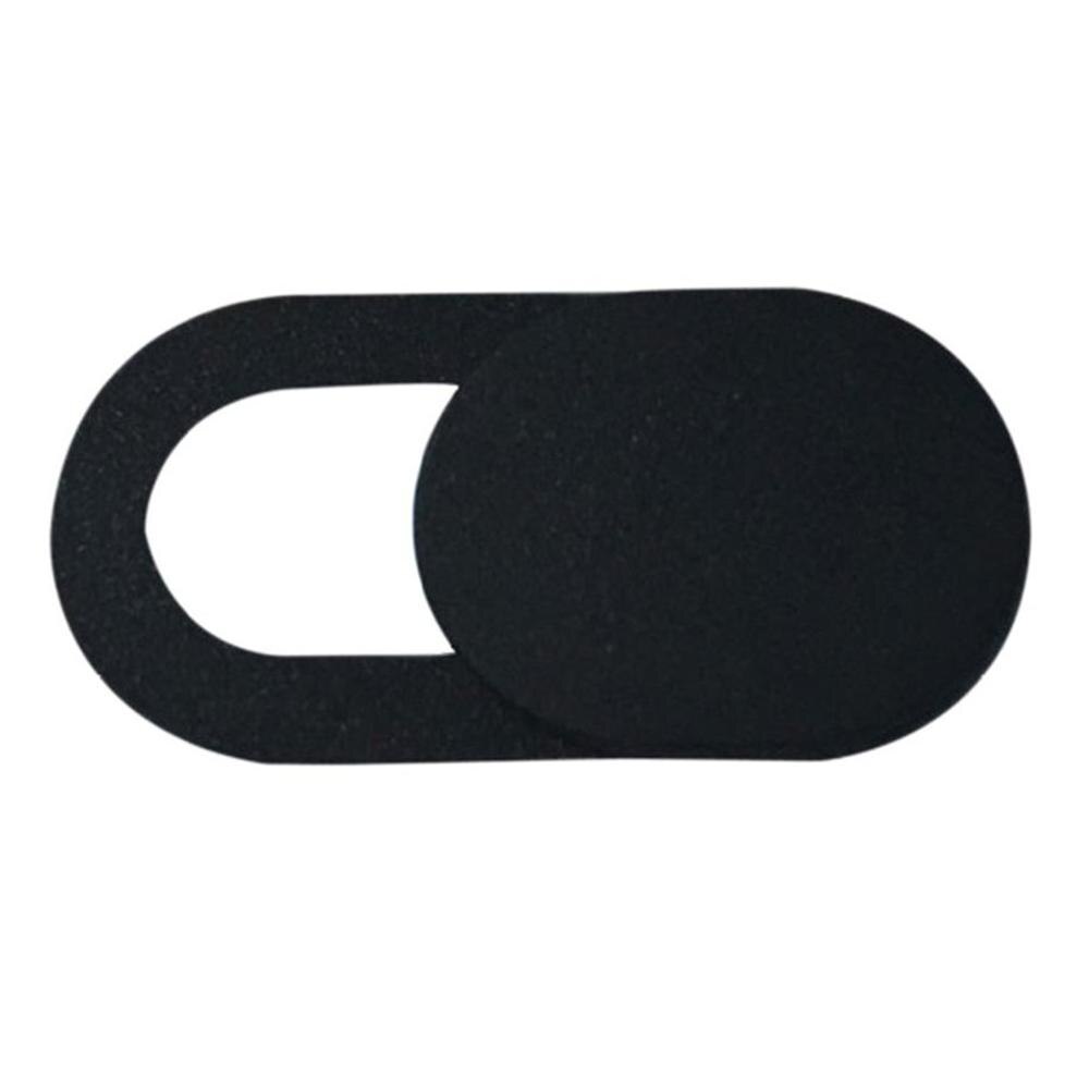WebCam couverture obturateur aimant curseur en plastique pour iPhone ordinateur portable caméra Web PC tablette Smartphone universel confidentialité autocollant: 2pcs / black