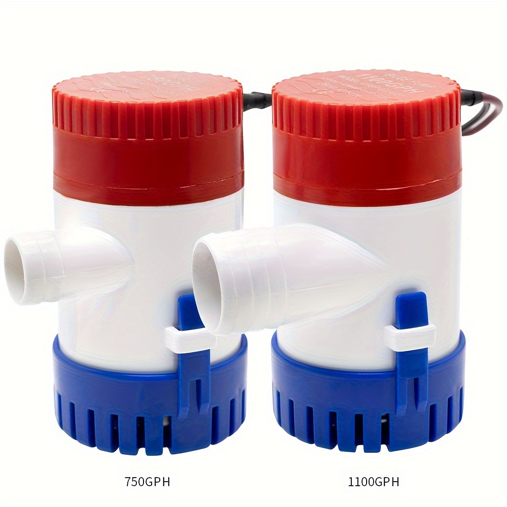 1pc rv water supply pumps, 750/1100 gph bilge pumps, 12v submersible dc water pumps, yacht pumps