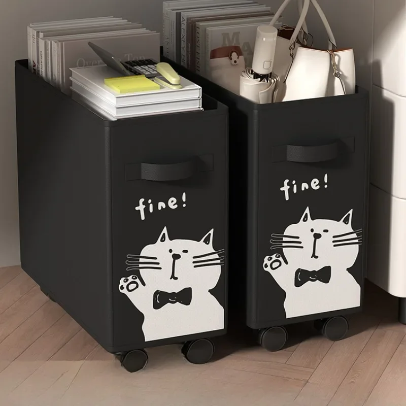 Aufbewahrungskörbe unter dem Schreibtisch, Schreibwaren-Organizer, niedlicher Bürobedarf, Aufbewahrungswagen, Räder, abnehmbares Desktop-Zubehör, Schule