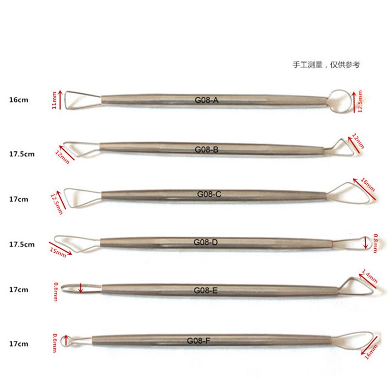 Skrobak ze stali nierdzewnej narzędzie robić rzeźbienia gliny rzeźba ceramiki narzędzia ceramiczne polimerowe akcesoria zrób do Sama