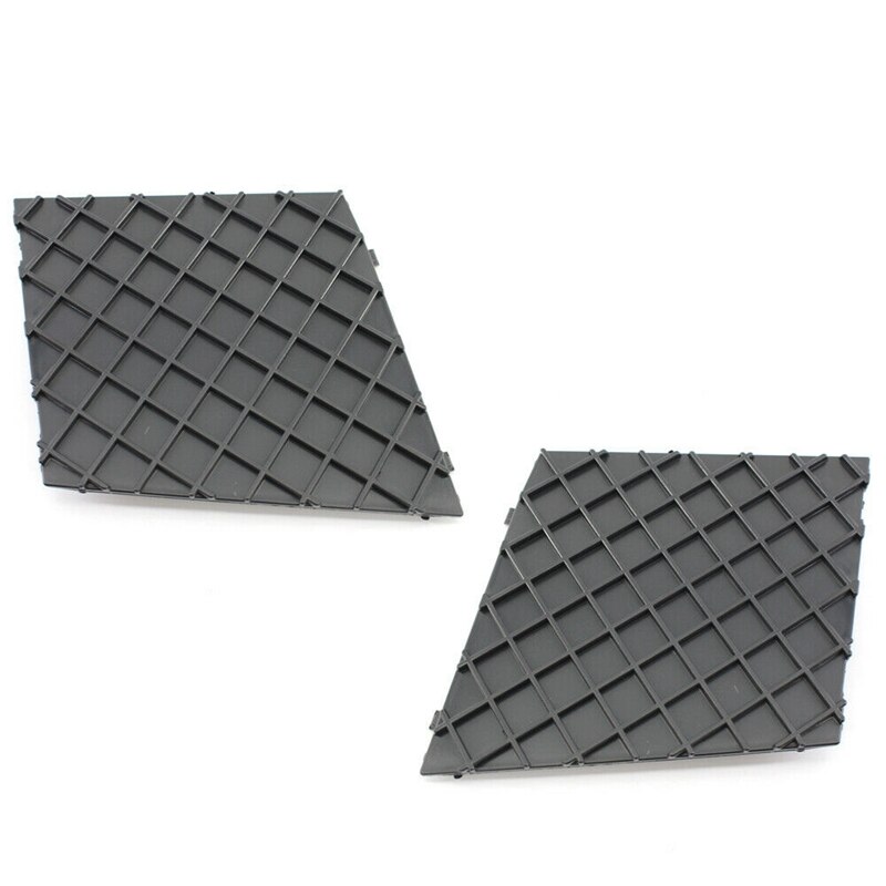 Black Front Bumper Lower Mesh Grill Trim Cover Pair Left Right for BMW E60 E61 M
