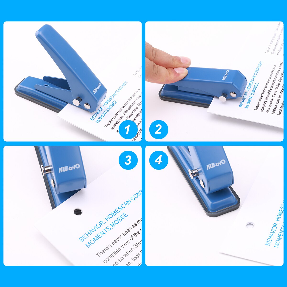 Mini 6mm 1-Hole paper cutter 20 Sheet дырокол 1-Hole Punch Paper Puncher with Scraps Collector for Office Supplies perforadora