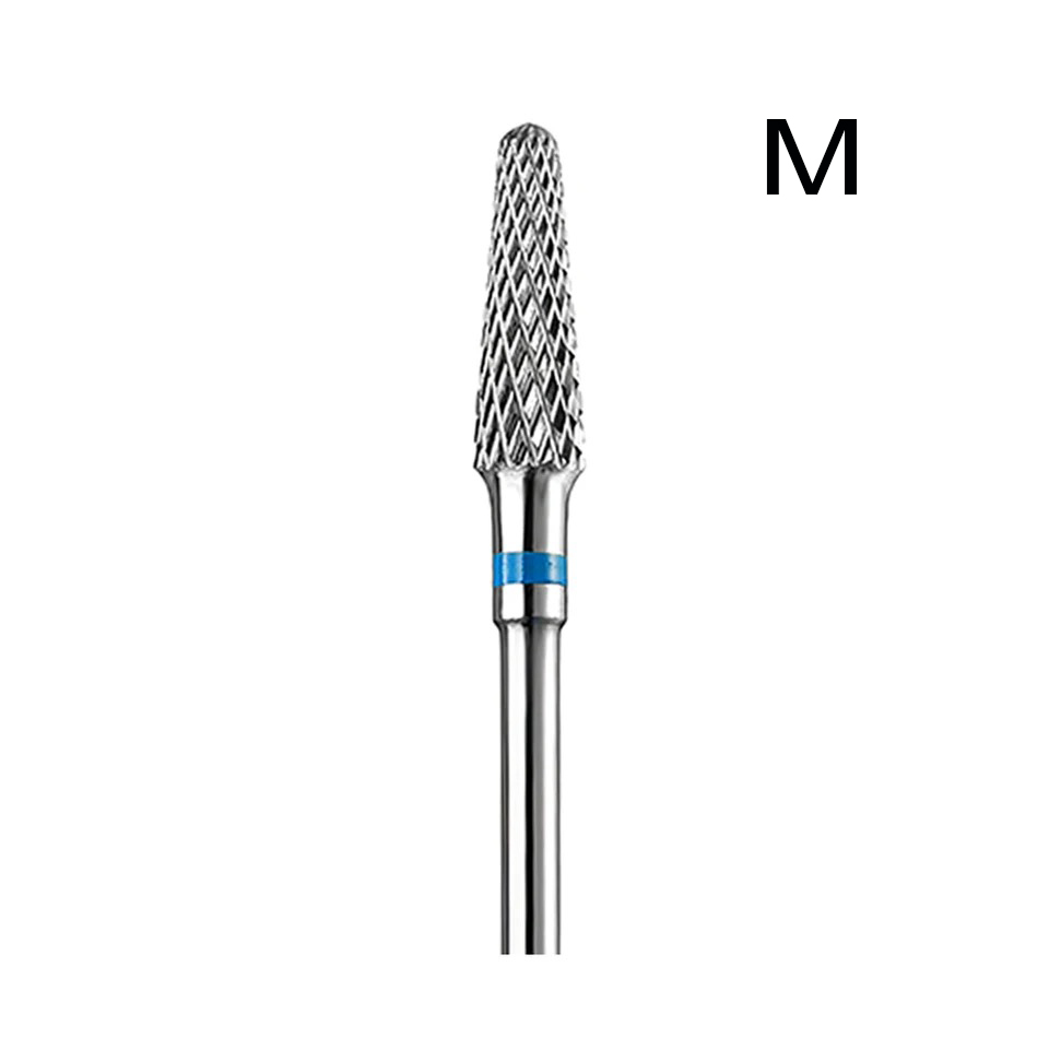 1 pièces foret à ongles en carbure appareil limes à ongles fraises électriques pour manucure fraises outils de pédicure: Bleu