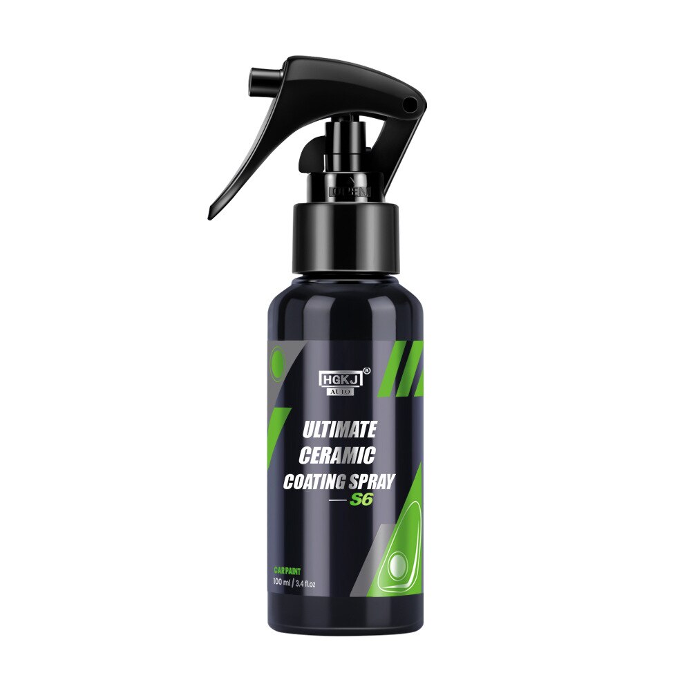 Kit de peinture de revêtement céramique 9H pour voiture, 300/100/50ml, pâte à polir, produits Nano, hydrophobe, couche rapide, cire liquide, HGKJ: AUTO-S6-100ml